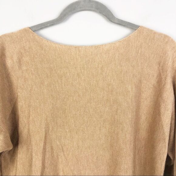 INTERNATIONAL CONCEPTS | Tan Wool Blend Sweater Women’s Size Large - Picture 10 of 10